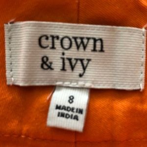 crown & ivy Shorts - Orange Crown and Ivy shorts crown & ivy Shorts - Orange Crown and Ivy shorts